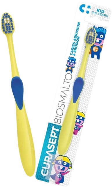 CURASEPT SPAZZOLINO BIOSMALTO KIDS 3-6 ANNI - goldeneffe.it