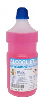 ALCOOL ETILICO DENATURATO 500 ML - goldeneffe.it