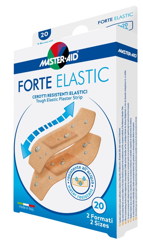 CEROTTO MASTER-AID ELASTIC 20 PEZZI 2 FORMATI - goldeneffe.it