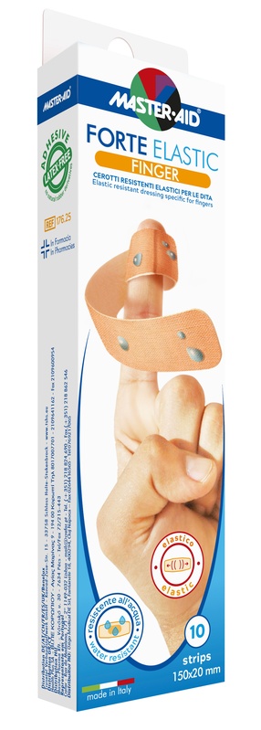 CEROTTO MASTER-AID ELASTIC FINGER 10 PEZZI - goldeneffe.it