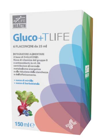 GLUCO+TLIFE 6 FLACONCINI X 25 ML - goldeneffe.it