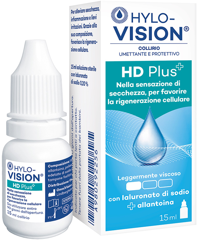 HYLOVISION HD PLUS COLLIRIO UMETTANTE E PROTETTIVO 15 ML - goldeneffe.it