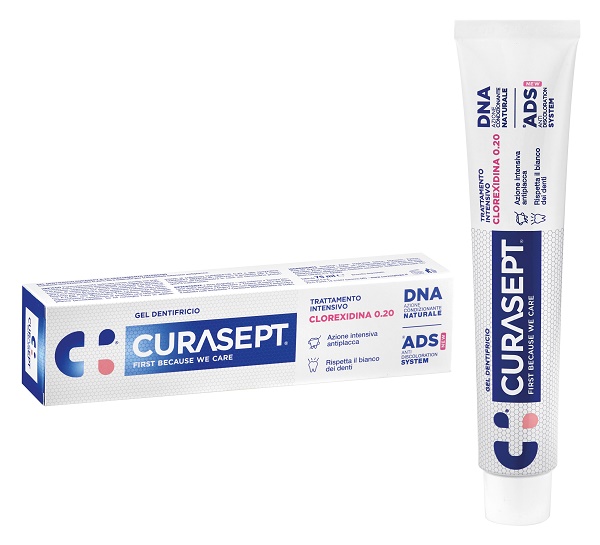 CURASEPT DENTIFRICIO 0,20 75 ML ADS+DNA - goldeneffe.it