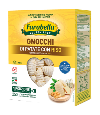 FARABELLA GNOCCHI PATATE CON RISO 250 G - goldeneffe.it
