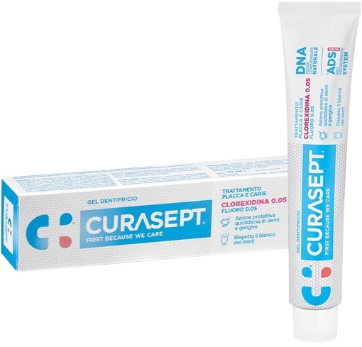CURASEPT DENTIFRICIO 0,05 75 ML ADS+DNA - goldeneffe.it