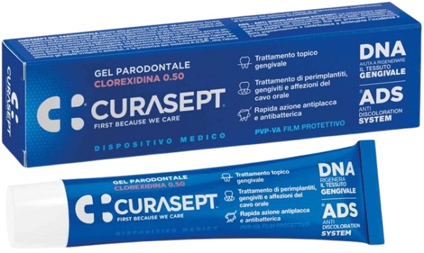 CURASEPT GEL PARODONTALE 0,5% 30 ML ADS + DNA - goldeneffe.it