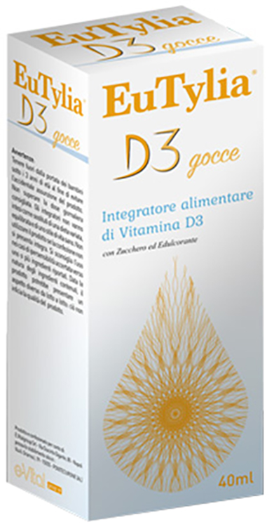 EUTYLIA D3 GOCCE 40 ML - goldeneffe.it