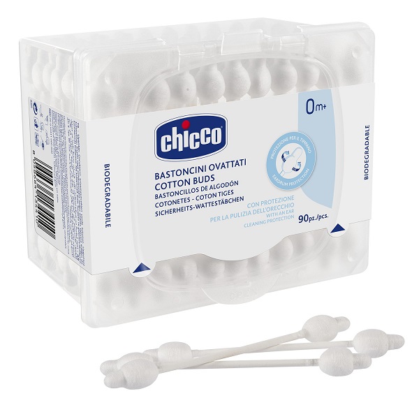 CHICCO BASTONCINI COTONATI 90 PEZZI - goldeneffe.it