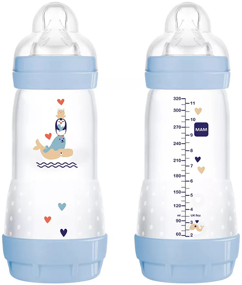 MAM BIBERON EASY START 320 ML 4+ TETTARELLA 3 MASCHIO - goldeneffe.it