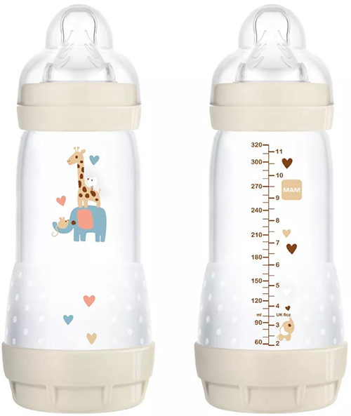 MAM BIBERON EASY START 320 ML 4+ TETTARELLA 3 NEUTRO - goldeneffe.it