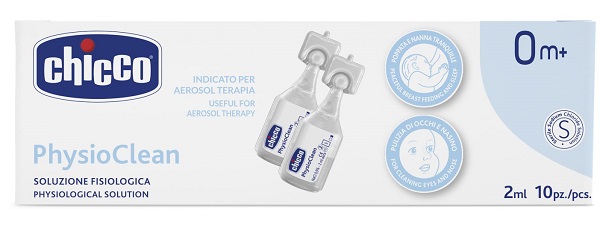 CHICCO SOLUZIONE PHYSIOCLEAN 2 ML 10 PEZZI - goldeneffe.it