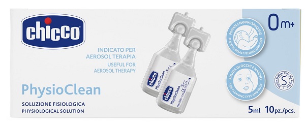CHICCO SOLUZIONE PHYSIOCLEAN 5 ML 10 PEZZI - goldeneffe.it