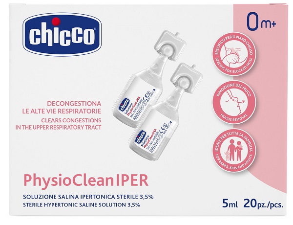 CHICCO SOLUZIONE HYPERTONIC 5 ML 20 PEZZI - goldeneffe.it