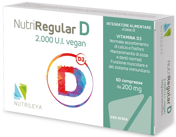 NUTRIREGULAR D 2000UI 60 COMPRESSE - goldeneffe.it