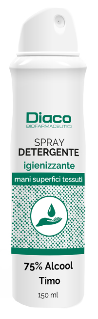 SPRAY DETERGENTE IGIENIZZANTE MANI E SUPERFICI SPRAY 150 ML - goldeneffe.it