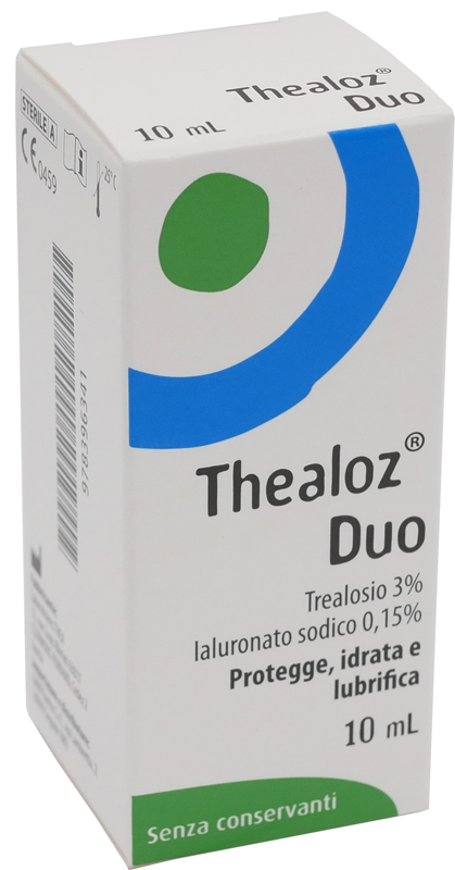 SOLUZIONE OCULARE THEALOZ DUO 10 ML - goldeneffe.it
