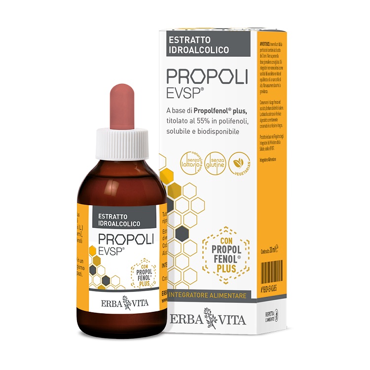 PROPOLI EVSP ESTRATTO IDROALCOLICO 30 ML - goldeneffe.it