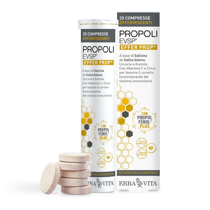 PROPOLI EVSP 20 COMPRESSE EFFERVESCENTI - goldeneffe.it