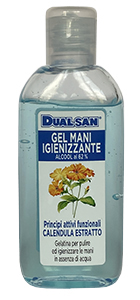 DUALSAN GEL MANI IGIENIZZANTE ALCOOL 62% 100 ML - goldeneffe.it