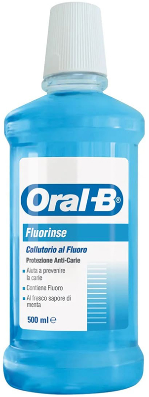 ORALB FLUORINSE COLLUTORIO ANTI CARIE 500 ML - goldeneffe.it