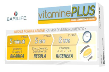 BARILIFE VITAMINE PLUS 30 COMPRESSE TRIFASE - goldeneffe.it