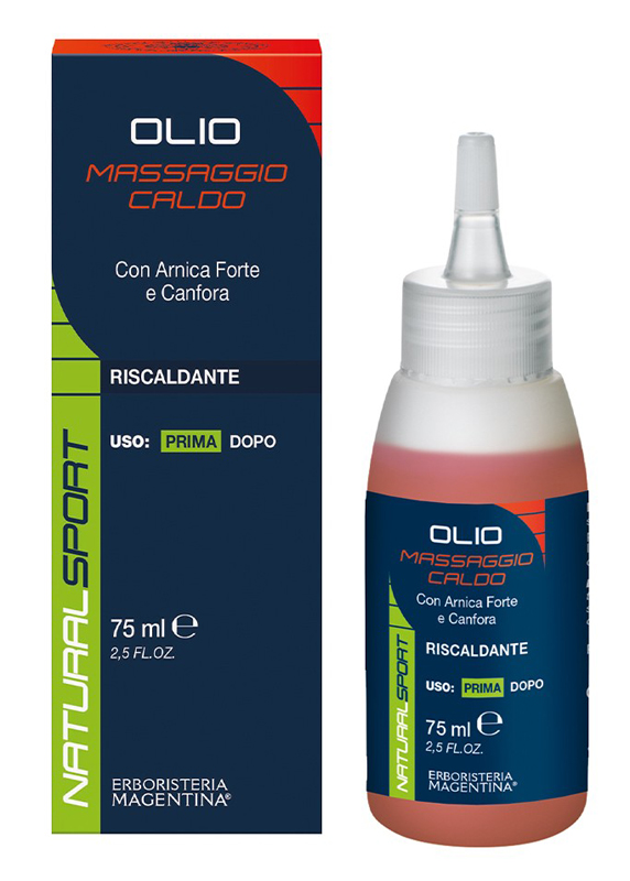 SPORT OLIO MASSAGGIO CALDO 75 ML - goldeneffe.it