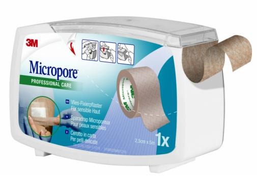 CEROTTO IN CARTA MICROPORE SURGICAL TAPE TAN M5X25MM DISPENSER - goldeneffe.it