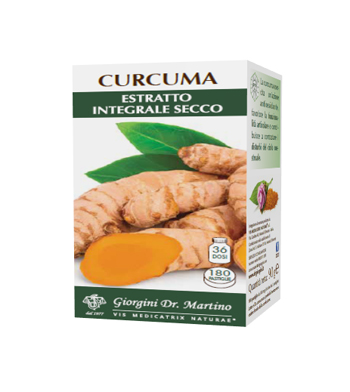 CURCUMA ESTRATTO INTEGRALE SECCO 180 PASTIGLIE - goldeneffe.it