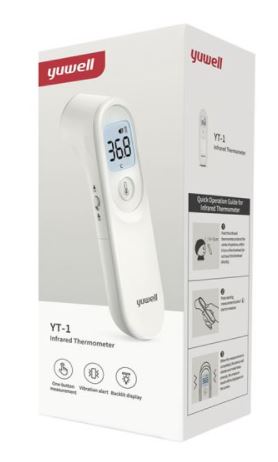 TERMOMETRO INFRAROSSI YT-1 1 PEZZO - goldeneffe.it