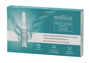 REMESCAR EFFETTO LIFTING ISTANTANEO V-SHAPE 5 FIALE X 2 ML - goldeneffe.it