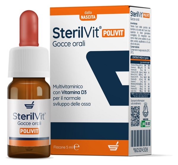 STERILVIT POLIVIT GOCCE 5 ML - goldeneffe.it