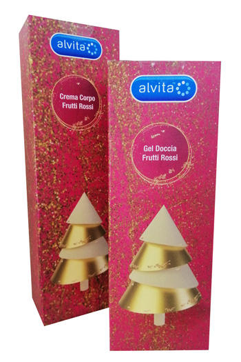 ALVITA GEL DOCCIA NATALE FRUTTI ROSSI 300 ML - goldeneffe.it