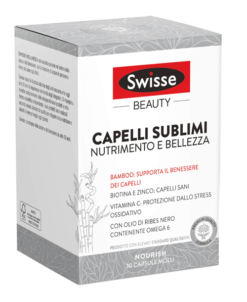 SWISSE CAPELLI SUBLIMI 30 CAPSULE - goldeneffe.it