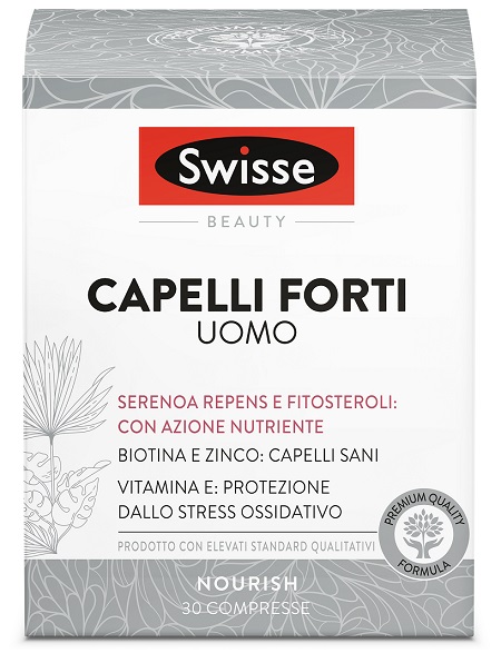 SWISSE CAPELLI FORTI UOMO 30 COMPRESSE - goldeneffe.it