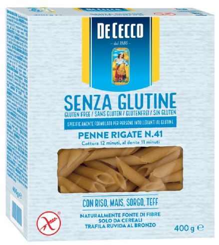 DE CECCO PENNE RIGATE N41 400 G - goldeneffe.it