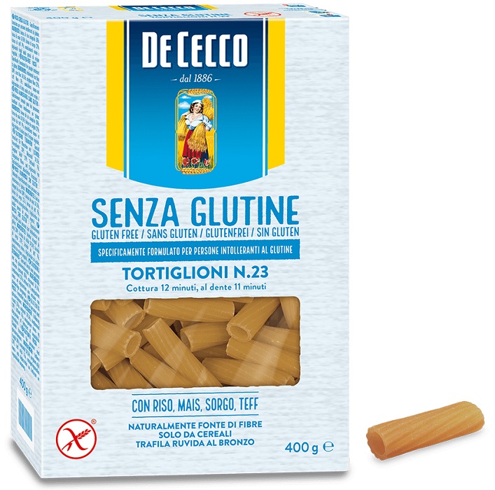 DE CECCO TORTIGLIONI N23 400 G - goldeneffe.it