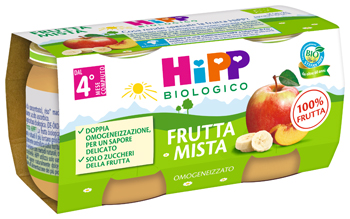HIPP BIO OMOGENEIZZATO FRUTTA MISTA 2X80 G - goldeneffe.it