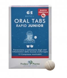 GSE ORAL TABS RAPID JUNIOR FRAGOLA 12 COMPRESSE - goldeneffe.it