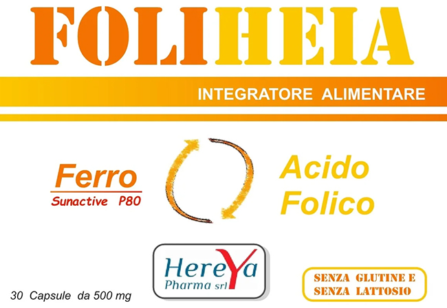 FOLIHEIA 30 CAPSULE DA 500 MG - goldeneffe.it