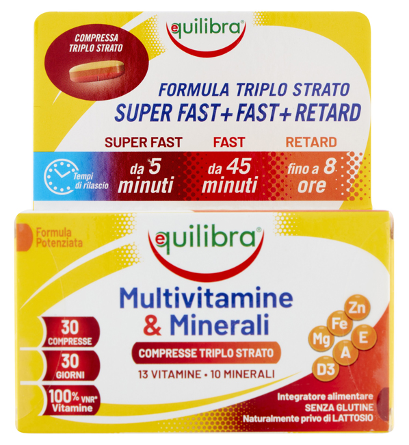 MULTIVITAMINE&MINERALI 30 COMPRESSE - goldeneffe.it