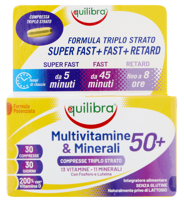 MULTIVITAMINE&MINERALI 50+ 30 COMPRESSE - goldeneffe.it