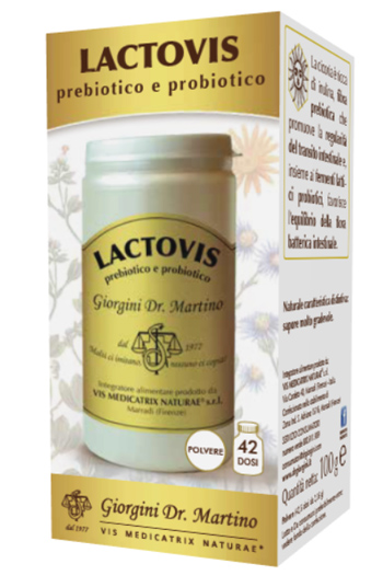 LACTOVIS PREBIOTICO PROBIOTICO 100 G - goldeneffe.it