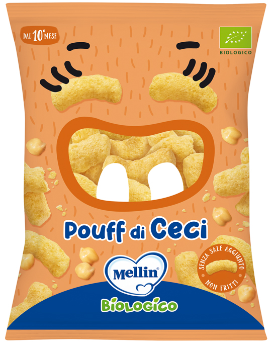 MELLIN SNACK BIO POUFF CECI 20 G - goldeneffe.it