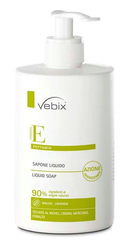 VEBIX PHYTAMIN SAPONE MANI AZIONE IGIENIZZANTE 500 ML - goldeneffe.it
