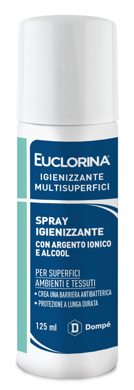 EUCLORINA IGIENIZZANTE MULTISUPERFICI SPRAY 125 ML - goldeneffe.it