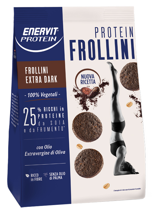 ENERVIT PROTEIN FROLLINI EXTRA DARK 200 G - goldeneffe.it