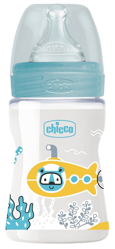 CHICCO BIBERON WB PP BOY DA 150 ML LENTO SILICONE - goldeneffe.it