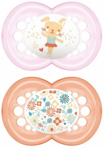 MAM SUCCHIETTO ORIGINAL 16+ SILICONE FEMMINA 2 PEZZI - goldeneffe.it