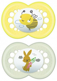 MAM SUCCHIETTO ORIGINAL 16+ SILICONE NEUTRO 2 PEZZI - goldeneffe.it
