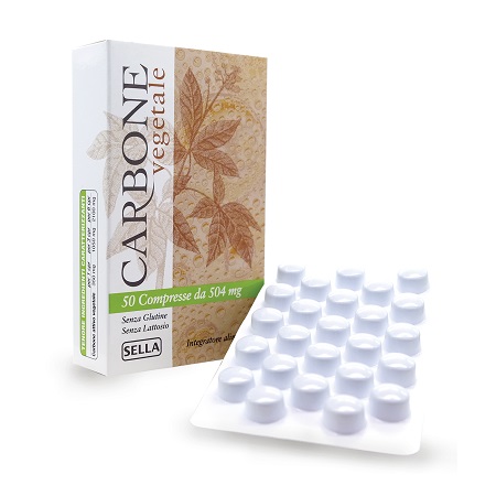 CARBONE VEGETALE 50 COMPRESSE - goldeneffe.it